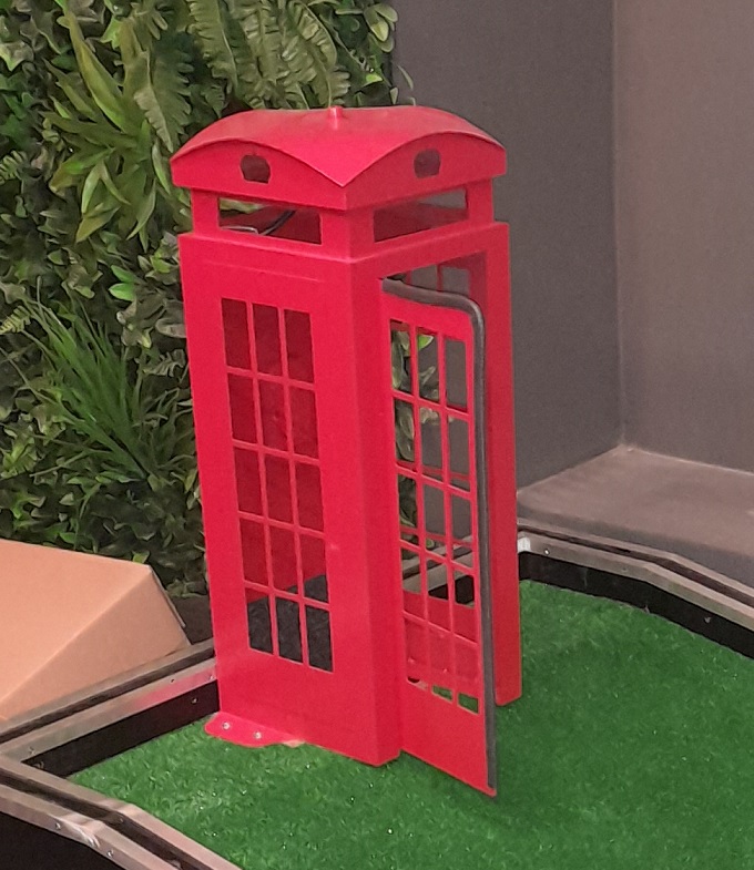 London telephone box - mini golf end hole obstacle Image